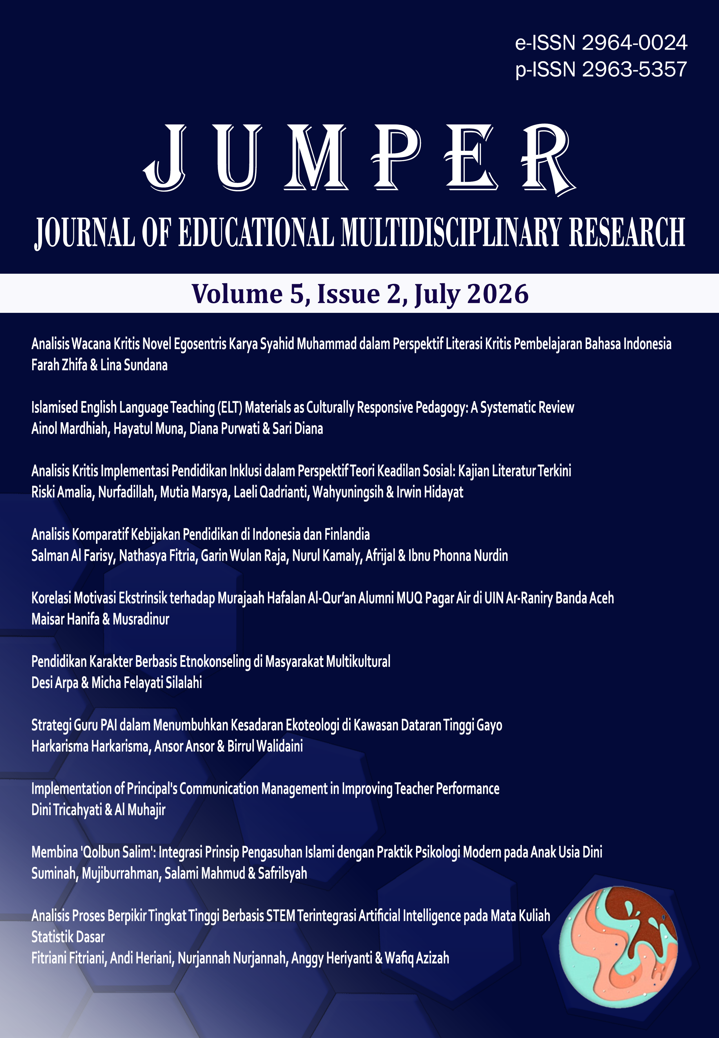 					Lihat Vol 5 No 2 (2026): Jumper: Journal of Educational Multidisciplinary Research
				